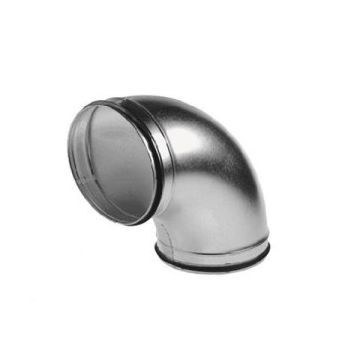 Spiro bocht - ∅ 125 mm - 90° - SAFE - voor spirobuis