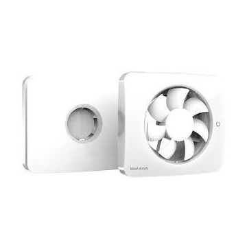 Svensa | Badkamerventilator met timer, geur-, vocht- en lichtsensor | 100-125mm (app-gestuurd)