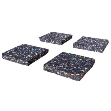 Anti trillingsmat voor ventilatorbox (set van 4 stuks)