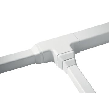 Verloopstuk voor kabelgoot wit 80mm naar 110mm.