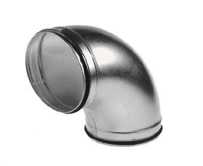 Spiro bocht 90 graden Ø 150mm (SAFE) 