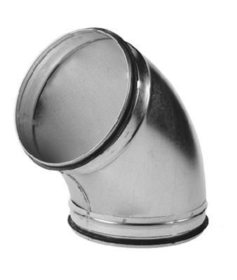 Spiro bocht 60 graden Ø 150mm (SAFE) 
