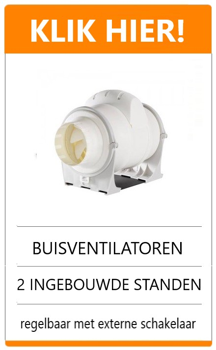 Buisventilator 2 standen