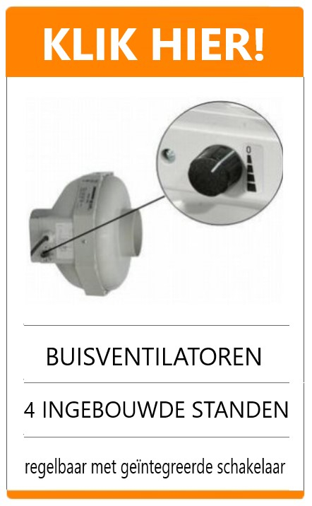 Buisventilator 4 standen