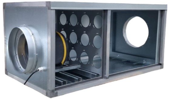 Geurfilterkast maatwerk model EC Buisventilator