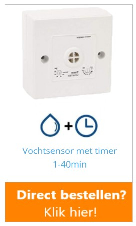 Vochtsensor module voor ventilator